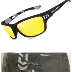 【Daiwa】偏光サングラス&ケース付き（黄色）
