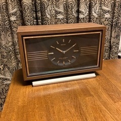【昭和レトロ　美品】SEIKO 置時計