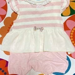 【値下】 80cm SiShuNon シシュノン ロンパース 女の子の画像