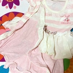 【値下】 80cm SiShuNon シシュノン ロンパース 女の子の画像