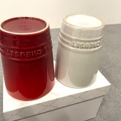 新品未使用♪ルクルーゼ ペアグラスの画像