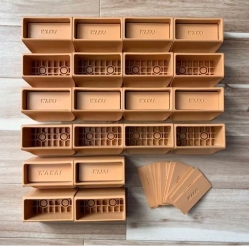 WAKAI  ディアウォール 2×4 10セット ライトブラウン