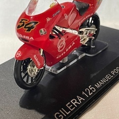 ixo 1/24 GILERA 125  MANUEL POGG...