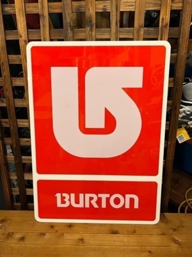 バートン　Burton サイン　看板　ポップ