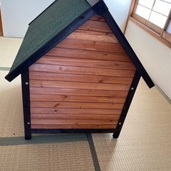 【美品】カインズ cainz 犬小屋 組み立て済み 犬舎の画像