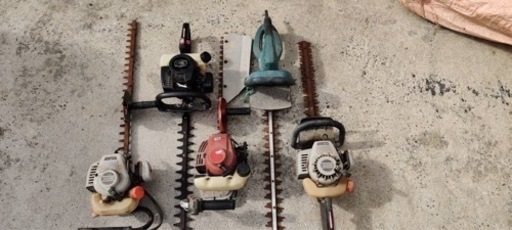 ヘッジトリマー　5点　故障品　値下げしました！15000円→10000円