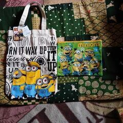 ミニオンぬいぐるみ タオルセットの画像