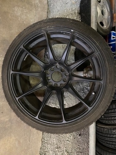 XXR 527 18インチ ホイール 4本セット タイヤ溝あり