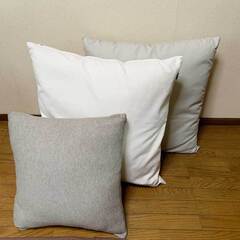 クッション カバー中身セット 60cm2個 40-45cm1個