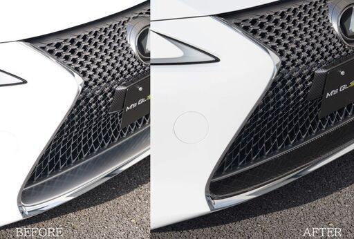 日本製　LC500/ｈ用　コンバーチブル カーボン ロアグリル ドライカーボン