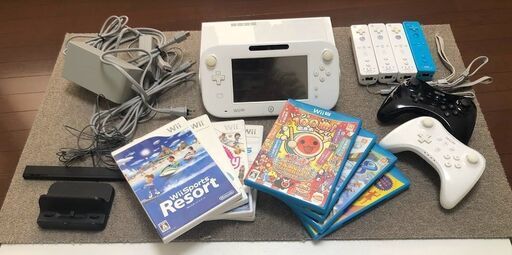 【値下げしました】WiiU 本体 + Wii WiiU ソフト＋いろいろ