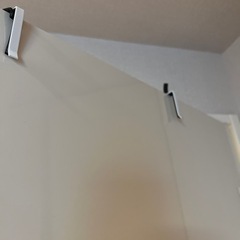 ニトリ　壁掛けミラー　ホワイトの画像