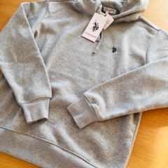 未使用タグ付き US POLO スウェット　セットアップ(グレー) Lサイズの画像