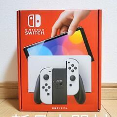【新品】Nintendo Switch ニンテンドースイッチ 有機ELモデル Joy-Con(L)/(R) ホワイト 新品　有機el　ニンテンドースイッチ　最新モデル　レア　③
