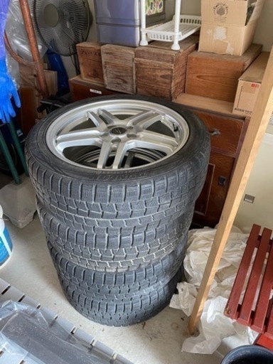 215/45r17タイヤ&17インチホイール4本セット