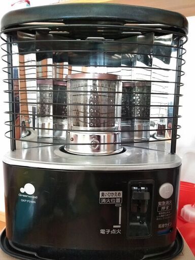 ポリタンク付小型石油ストーブ中古