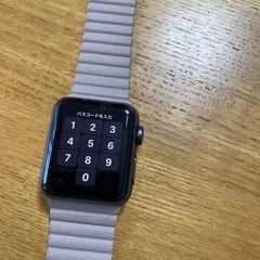 値下げ！Apple Watch 3の38mm space grayの画像