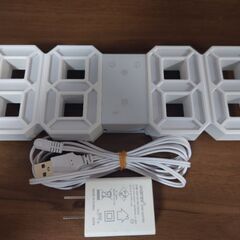 【中古】デジタル壁掛け時計