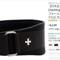 【筋トレ】ハービンジャー Harbinger トレーニングベルト Mサイズの画像
