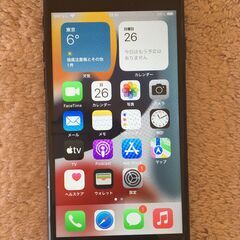 iphone7 32GB jetblack バッテリー99% SIMフリー
