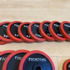 FIGHTING ROAD　ラバーダンベル　50kgセットの画像