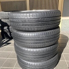 【貸します】低燃費タイヤ　155/65R13 ホイール付き　4本