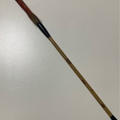 【貸します】赤鶏羽根筆　希少品　1度だけ使用しました