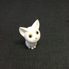 中古　ネコの貯金箱　幅12.5　　奥行12.5　　高さ20　 （...