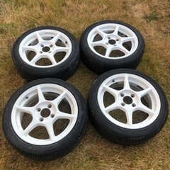 P1レーシング 15インチ 5.5J 100 4H 165/50...