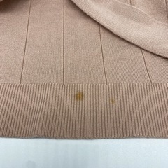 サーモンピンク　ボウタイニットの画像