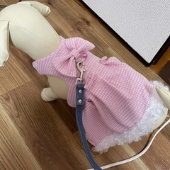 ハーネス　ハーネスドレス　Mサイズ　犬　猫　ハンドメイド