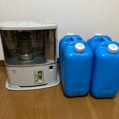 灯油ストーブと灯油かん