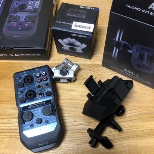 オーディオインターフェース zoom U-44 付属品付