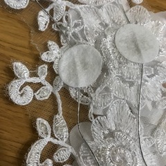ウェディング　ヘッドドレス　刺繍　の画像