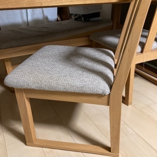 ニトリ　大型ダイニングセットベンチシート　今週で削除