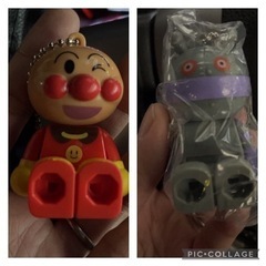 アンパンマン  ガチャガチャ　ブロックラボスイング