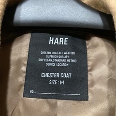 HAREチェスターコートsizeMの画像
