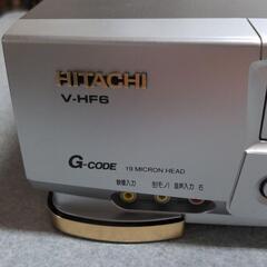 ビデオデッキ V-HF6 日立 HITACHI リモコン付きの画像
