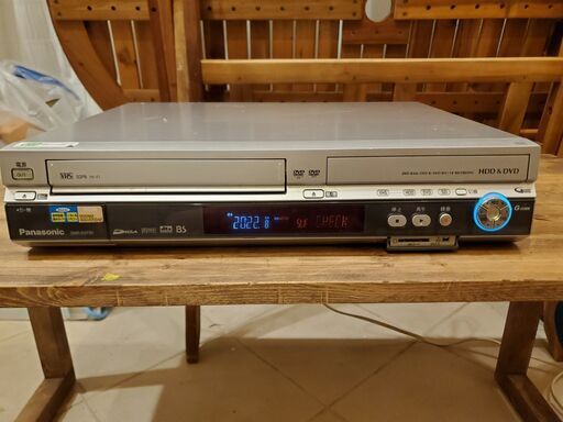 【ジャンク】Panaonic　HD\u0026DVD＆VHSレコーダー　DMR-EH73V
