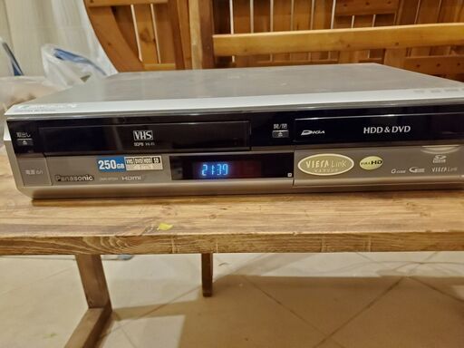 【ジャンク】Panaonic　HD\u0026DVD＆VHSレコーダー　DMR-XP20V