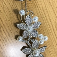 ヘッドドレス　ウェディング　ブライダル　花　髪飾りの画像