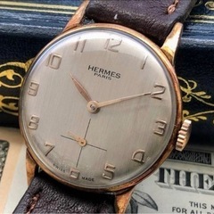 【美品】ヴィンテージ エルメス 31㎜ 手巻 腕時計 50’s アンティーク