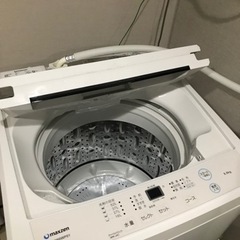 maxzen 全自動 洗濯機 6.0kg 一人暮らし  JW60WP01WH 2019年12月購入　出品13日までの画像