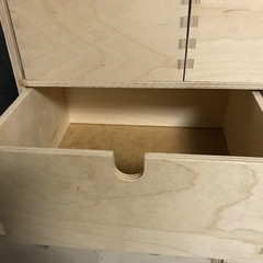  IKEA モッペ 3個まとめて 木製小分け引き出し棚 収納ケース 小物入れキャビネット の画像