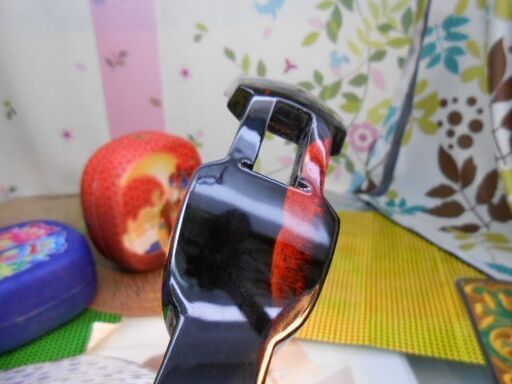 (送料無料)210.000円　沖縄三線専用　八重山黒檀棹と紅型チーガセット　銘苅春政氏デザイン