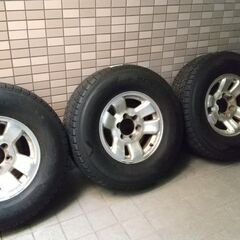 ☆値下げしました☆ハイラックスサーフ純正ホイール＆スタッドレスタ...