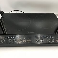 ★9/8到着指定品【美品】2口IHコンロ 「アイリスオオヤマ」管...