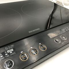 ★9/8到着指定品【美品】2口IHコンロ 「アイリスオオヤマ」管理No1「基本送料無料」の画像