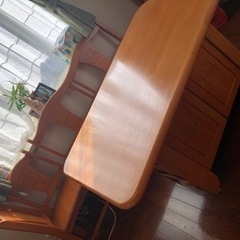 お取引き終了いたしました。カントリー調ダイニングテーブルセット