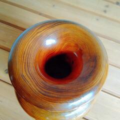 激レア　未使用　屋久杉 　壺の画像